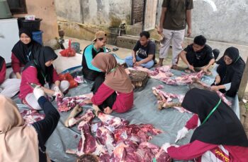Berbagi di Hari Raya Idul Adha, Ponpes Al Hurro Tebar Manfaat Lewat Qurban