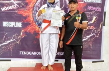 Santriwati Ponpes Al Hurro Center Raih Juara 1 Karate INKAI Tingkat Kabupaten
