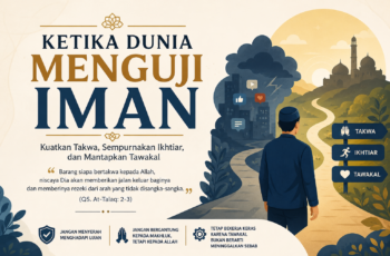 Ketika Dunia Menguji Iman: Kuatkan Takwa, Sempurnakan Ikhtiar, dan Mantapkan Tawakal